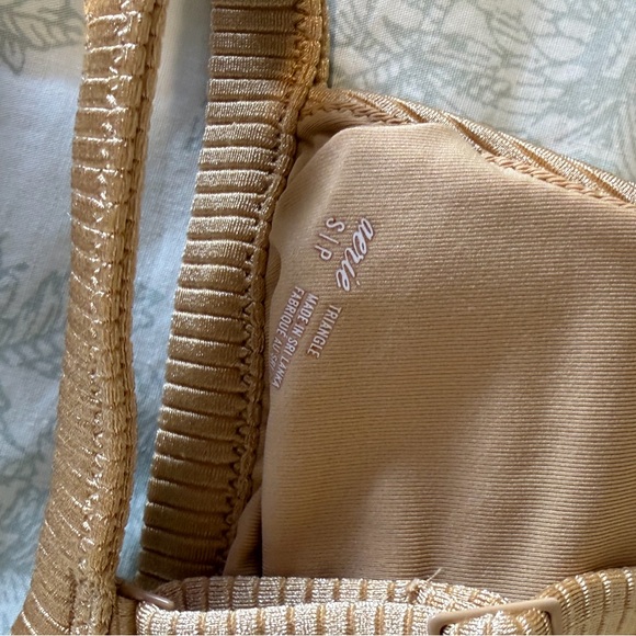 aerie Ribbed Bikini Set warm tan - Picture 3 of 3